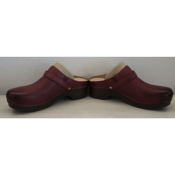 Dansko 9421-257800 Women's Sz 37 US 6.5-7 Ruby Berry Milled Burnished Mules - Picture 13 of 16